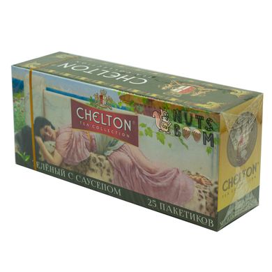 Чай зелений з саусепом Chelton (25 пакетиков)