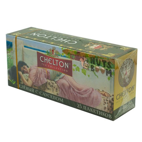 Чай зеленый с саусепом Chelton (25 пакетиков)