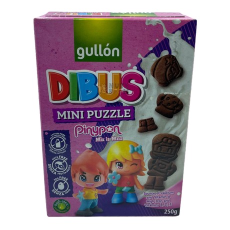 Печиво Dibus Mini Puzzle 250гр, 250 г