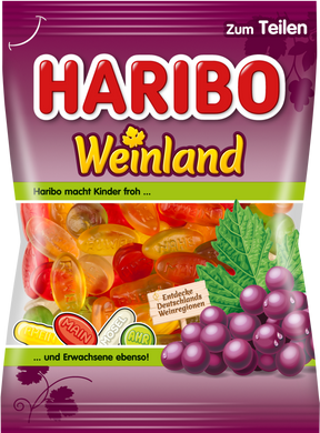 Жувальні цукерки Haribo Weinland, 200 г