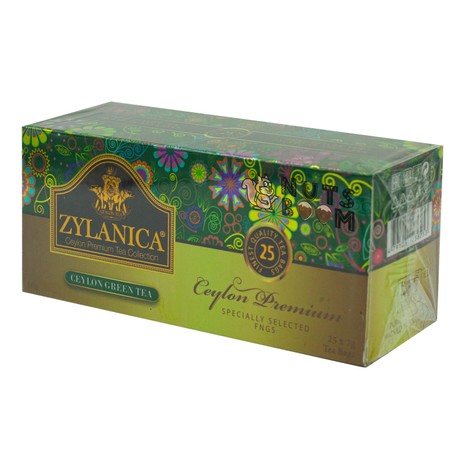 Чай зеленый Zylanica (25 пакетиков)