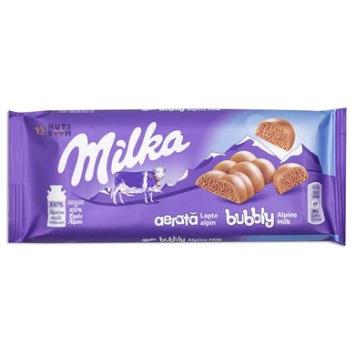 Шоколад Milka пористий, 100 г